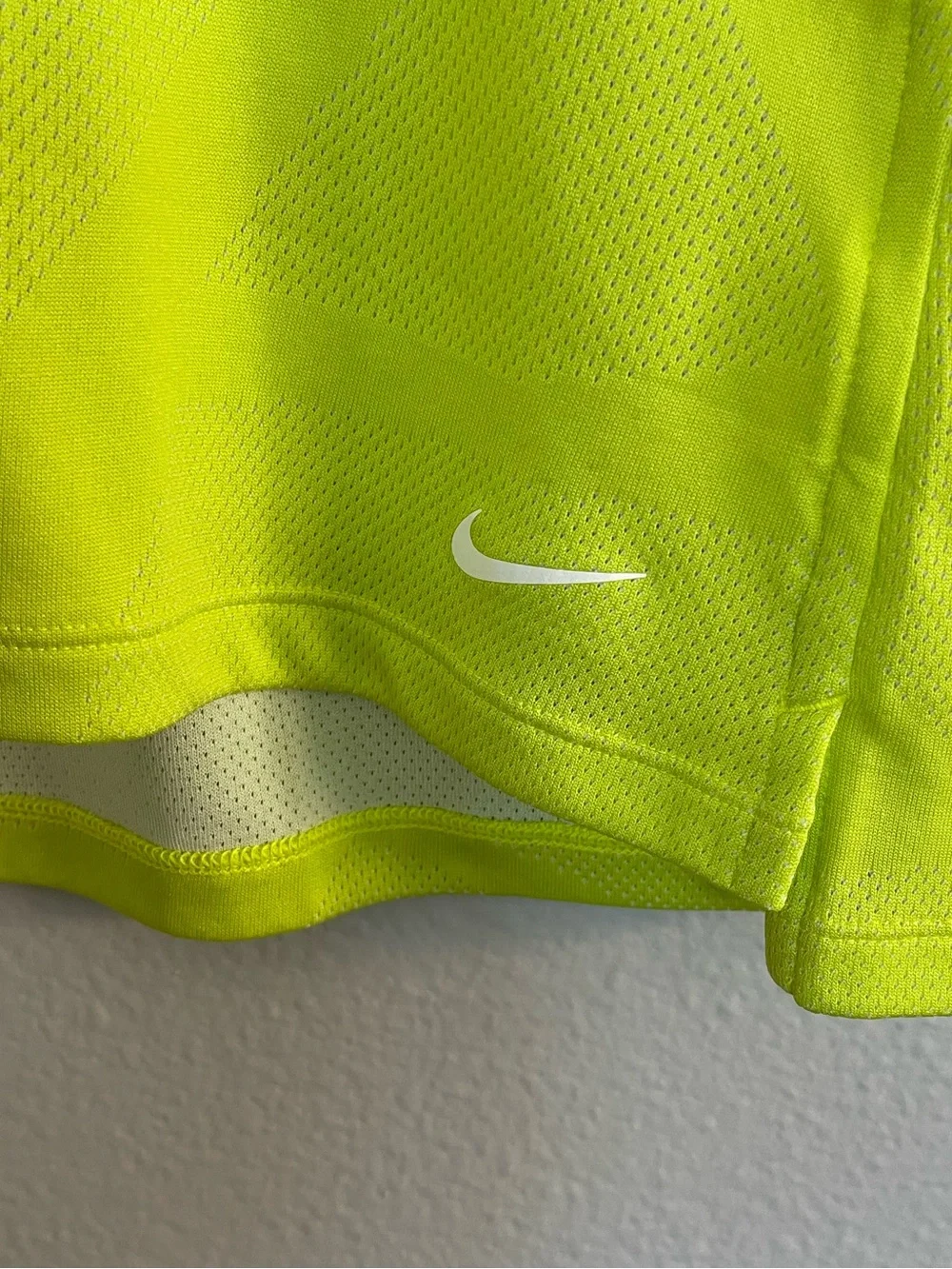 Nike Neon Yellow Performance Short Sleeve Top - Golf & more!